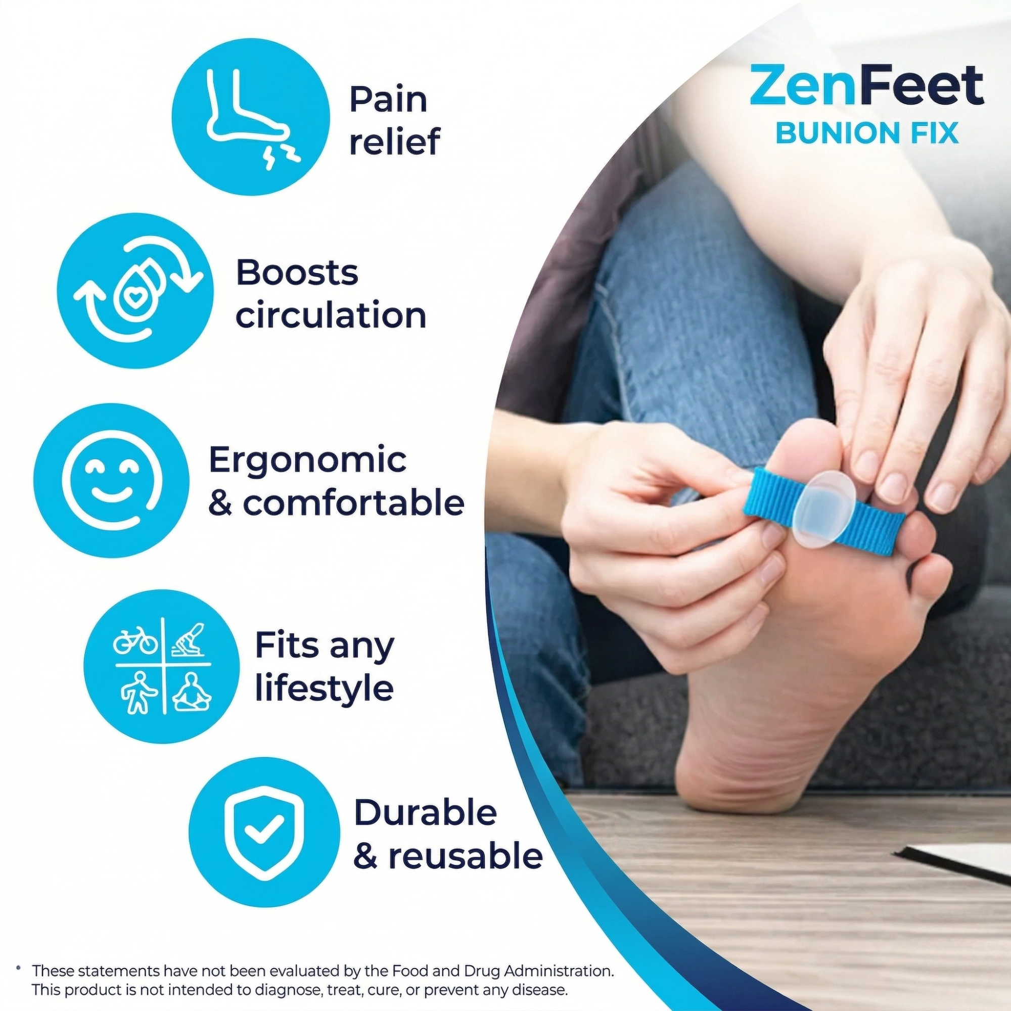 ZenFeet™ Bunion Aligner (Big Toe Spacer)