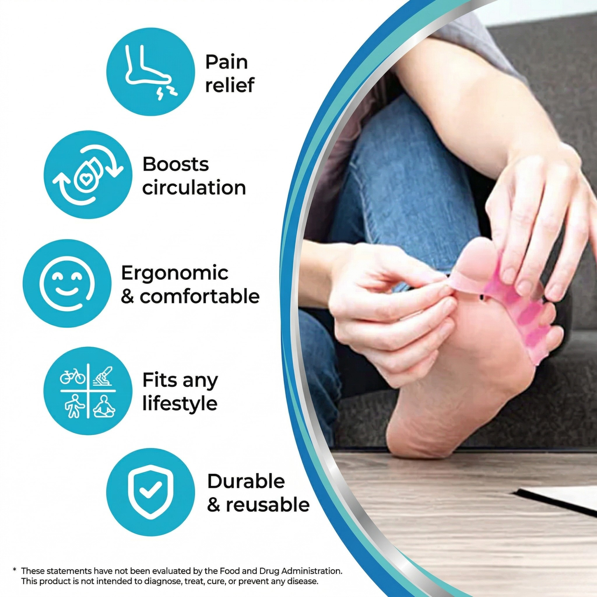 ZenFeet™ Hammer Toe Straightener