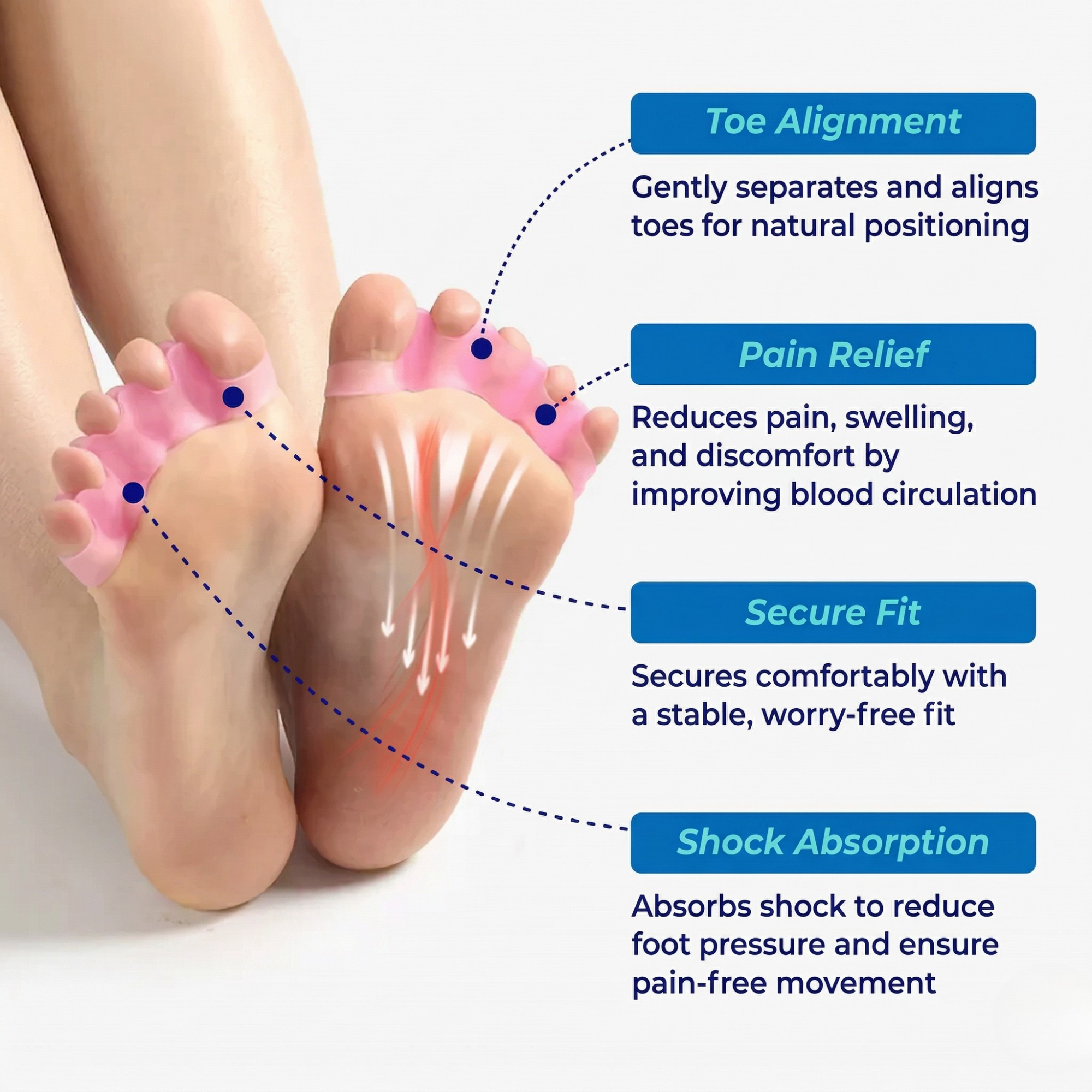 ZenFeet™ Hammer Toe Straightener