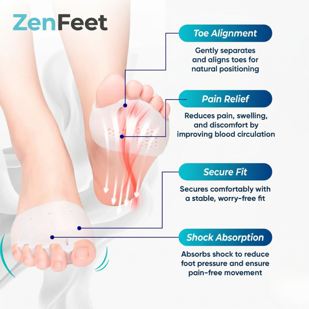 ZenFeet™ Hammer Toe Correctors